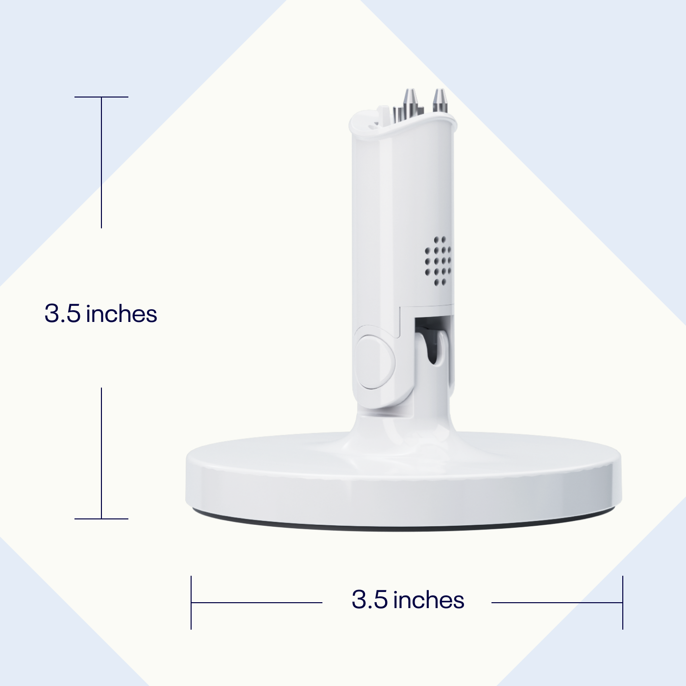 3.5 x 3.5 inches dimension for flex stand